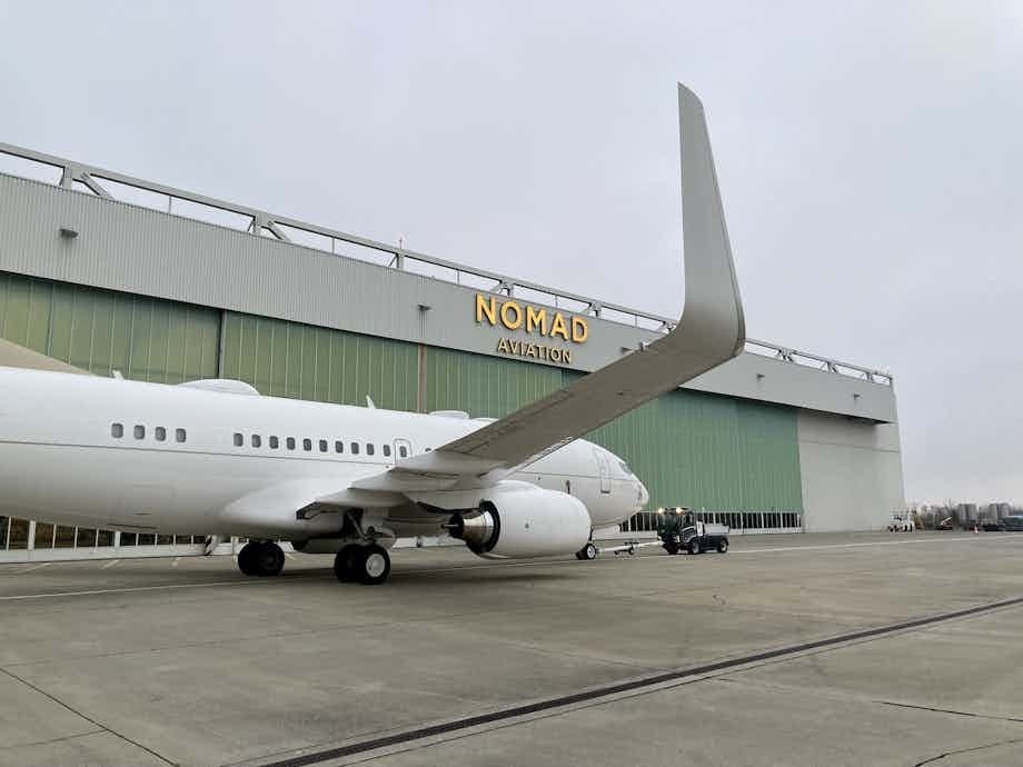Nomad Technics completes A- and B-checks on a Boeing BBJ
