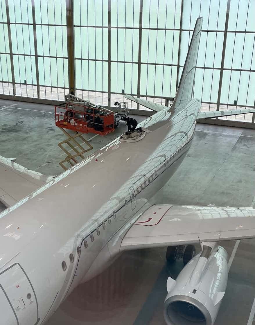 Nomad Technics completes extensive trouble shooting on a inoperative satcom system.