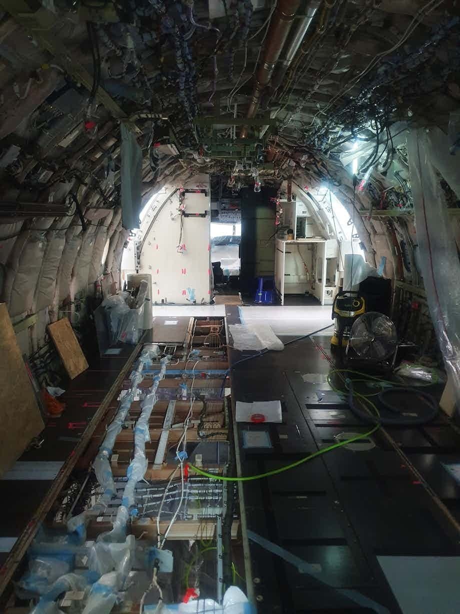 Nomad Technics performs its first 12 year inspection on an Airbus ACJ319