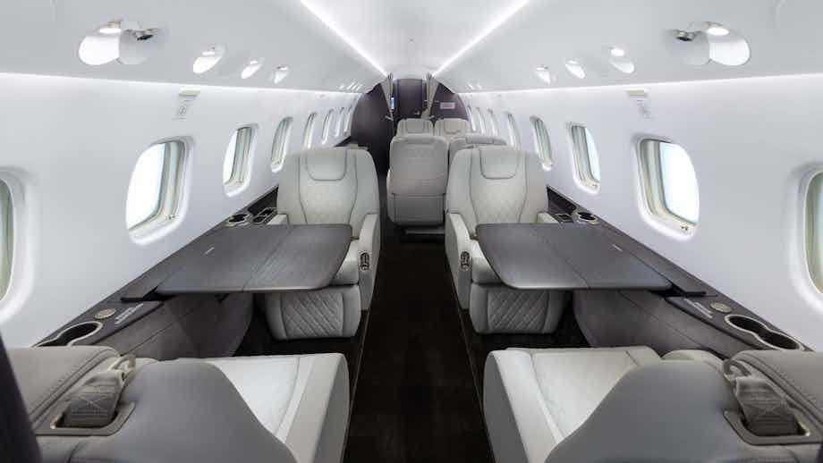 Nomad Technics performs 144-month inspection and cabin refurbishment on an Embraer Legacy 650 business jet.